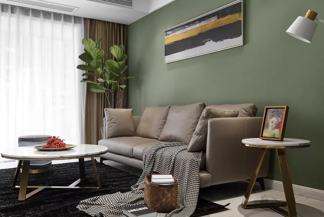 123㎡现代简约，森林主题，稳重清新好气质