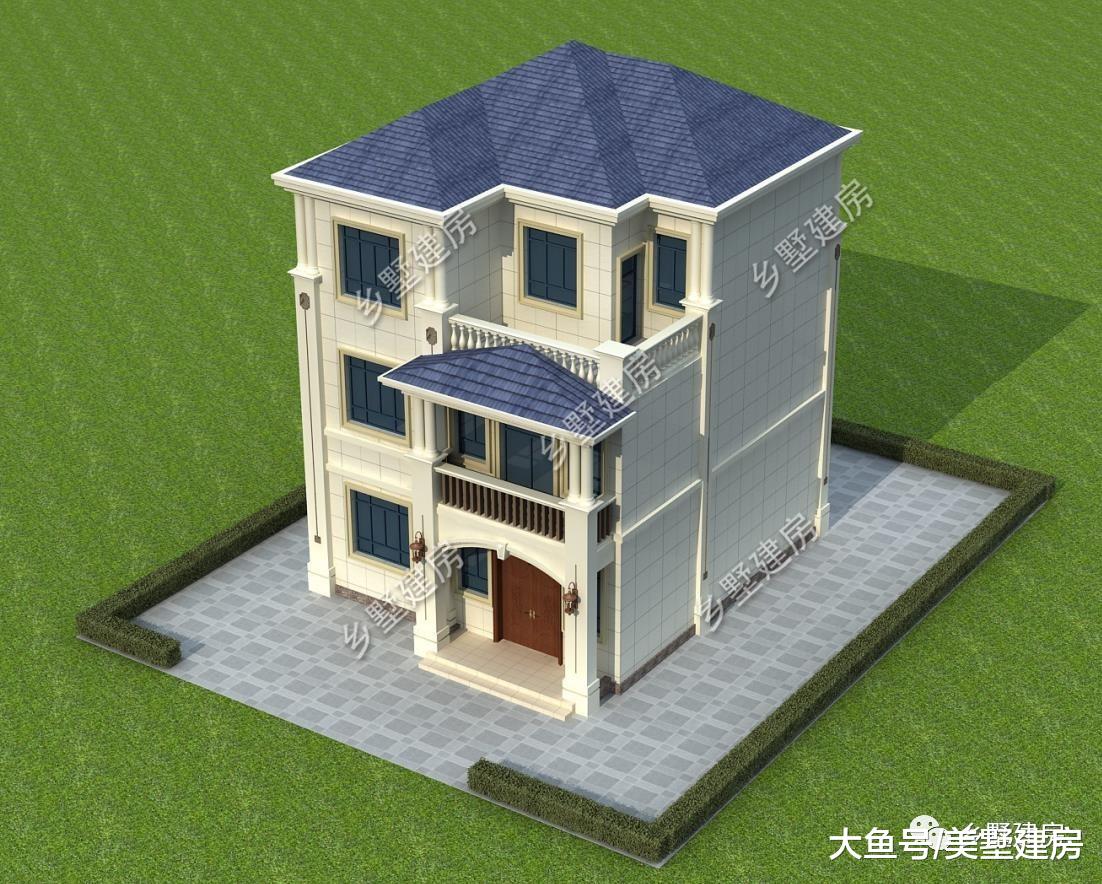 农村三层别墅，一套能让家人脸上增光的自建房，造价仅需27万！