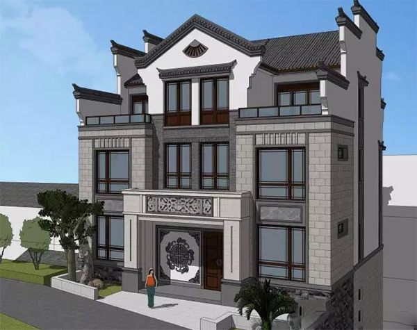 12x11M小占地中式别墅, 房间超多娱乐休闲设施完备, 在农村也不怕无聊