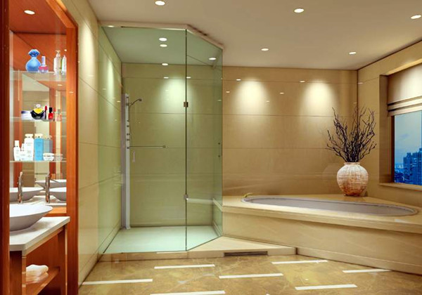 小卫生间不要装玻璃淋浴房了，年轻人喜欢这样设计，后悔知道晚了