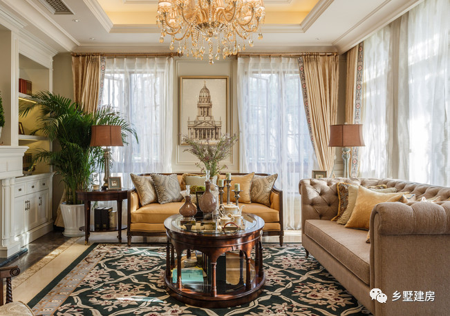 农村中式别墅，耐看不衰，经典不媚俗，给人以美的感受！