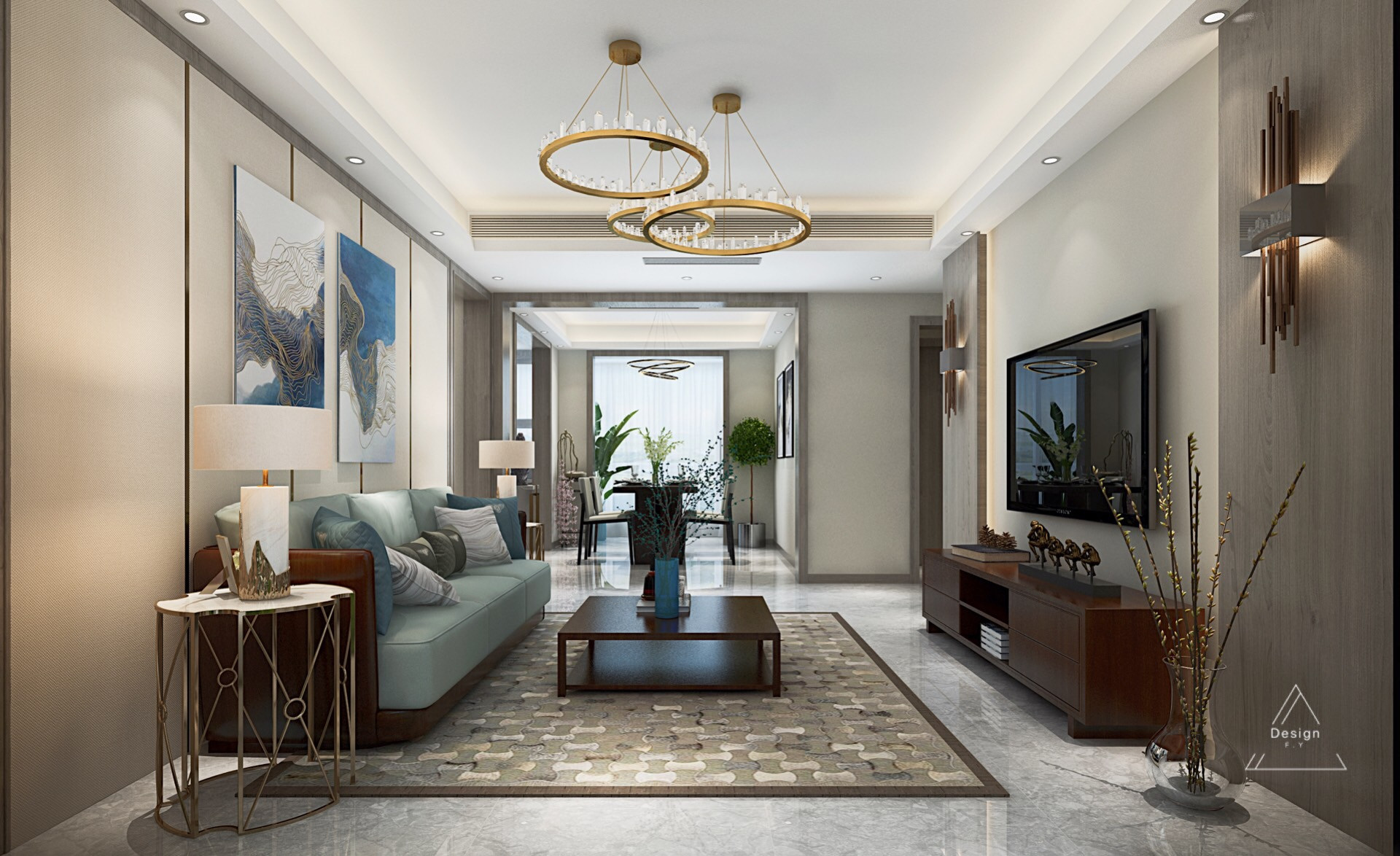 西安万达ONE现代简约案例赏析