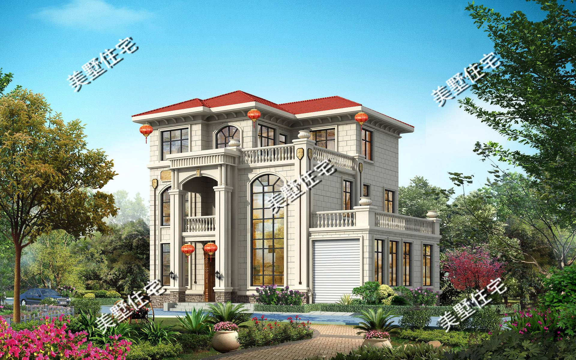 太美了！如果你有40万，这样的豪华别墅你也可以有一套！