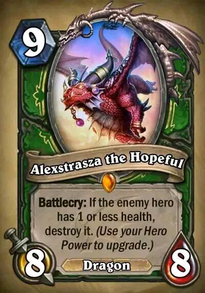 《炉石传说》：新版五环之龙已出四条，完美诠释“超模”俩字！