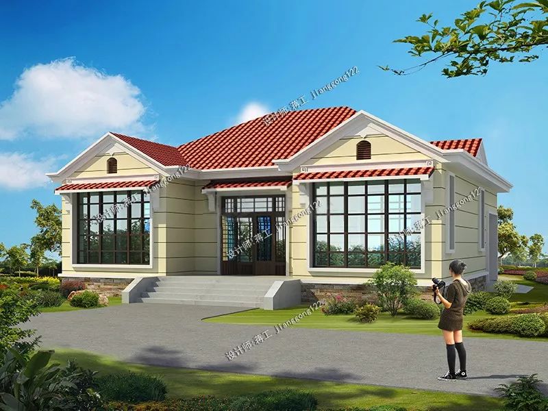 6款一层农村别墅，比楼房舒适又省钱，住30年没问题