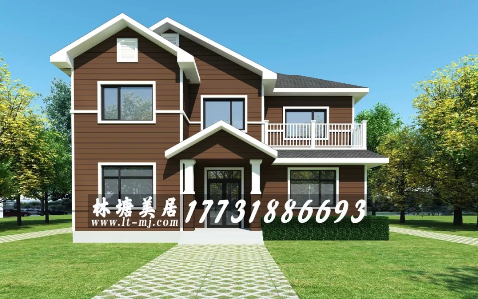 这23款经济又适用的二层别墅你看了吗？内附平面图、效果图！