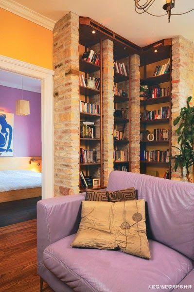 破旧红砖还好没扔掉，砌个吧台环保复古，邻居还以为是特意定制的