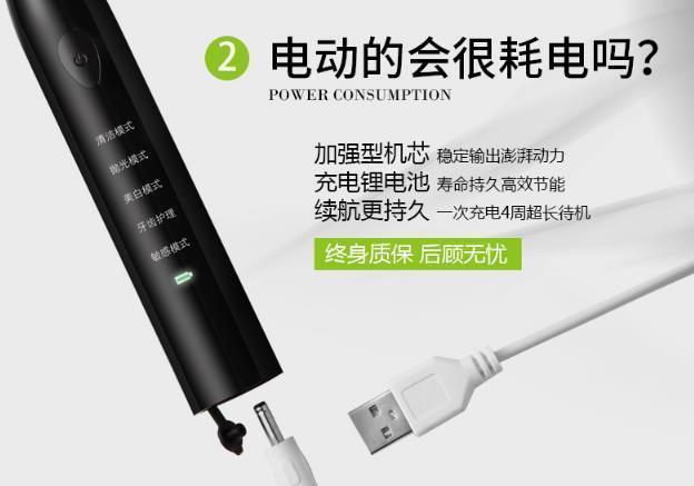 你的牙齿正在损坏, 让电动牙刷来拯救你的牙齿!