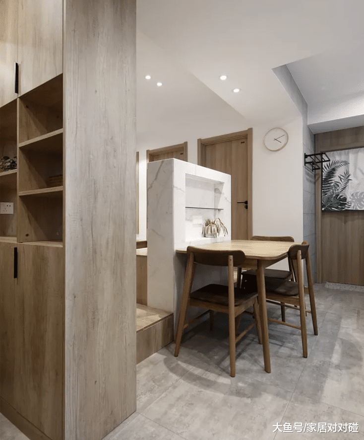 45㎡小宅，還有獨立玄關，裝成兩室一廳不擁擠！全屋處處是亮點！