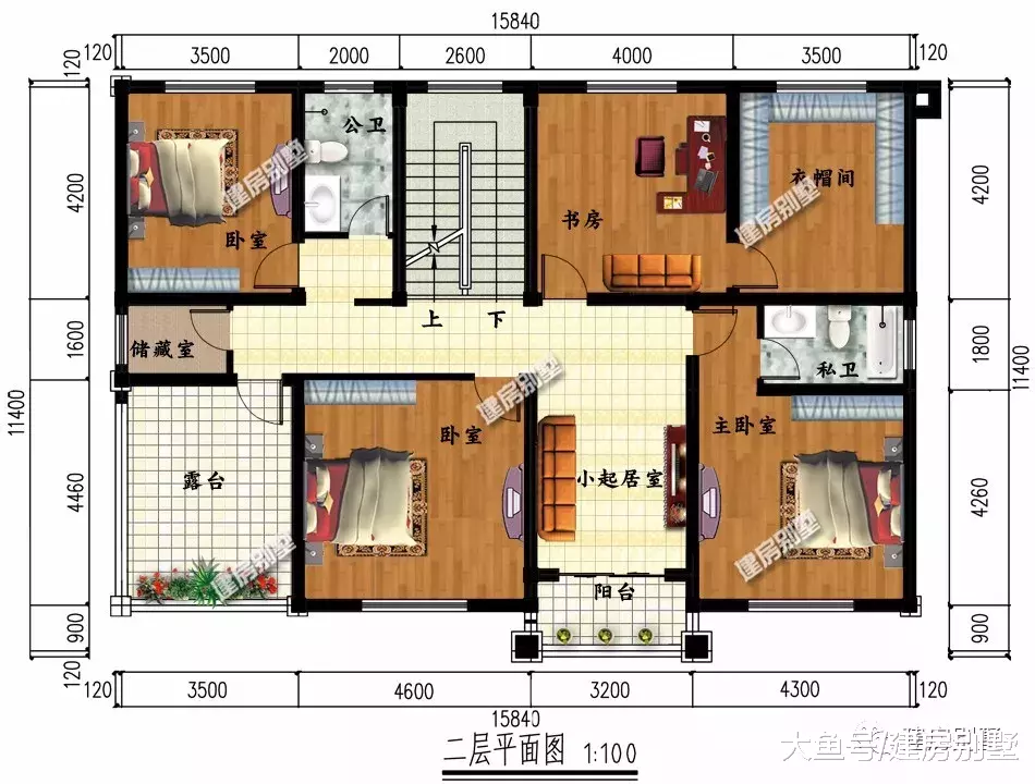 外观特漂亮的两栋农村自建房，第一栋配车库，第二栋带土灶房
