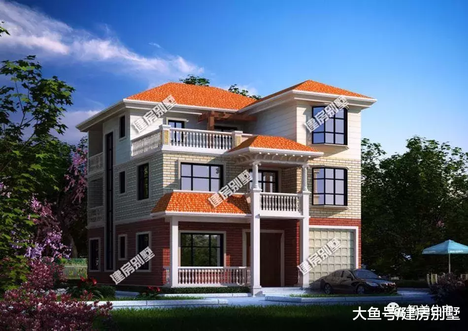 开间11米多的自建房，第一栋带车库，第二栋各方面都近乎完美