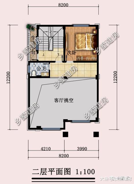 小面宽也能建这么漂亮的别墅，高挑又精致，邻居家都来借图纸