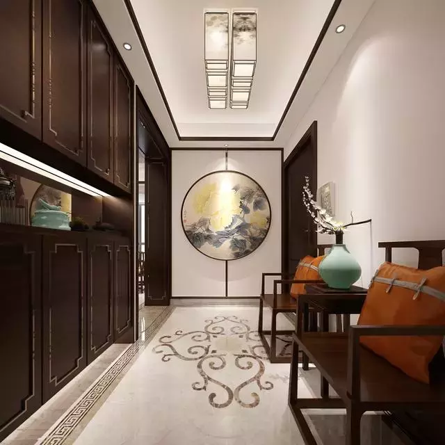 150㎡新中式风, 老公和我都非常喜欢书房的设计, 太有品味了