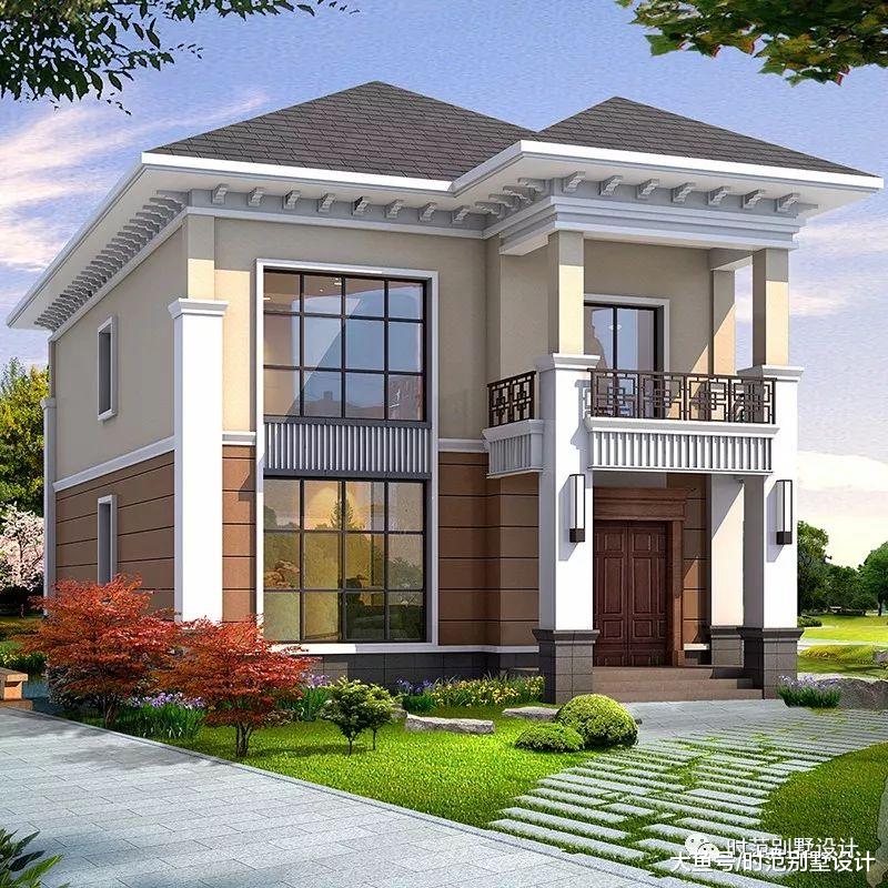 开间8米也能建好房，可双拼可独栋，这样建房美滋滋