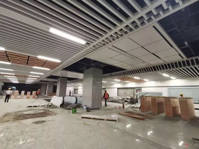 地铁1号线2期站点内部画面曝光，“西咸一体”再进一步！咸阳人今年能否等到3期开工？