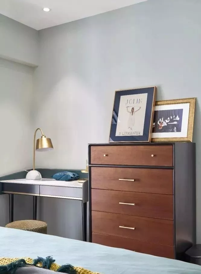 116平的北欧风三居室，复古质感的家具很有格调感