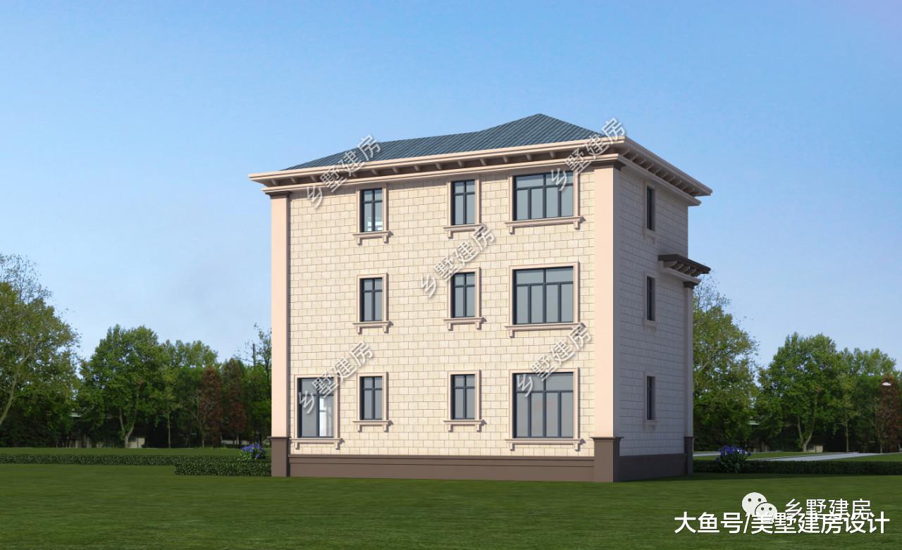 12X10米农村小别墅，简约又实用，这才是自建房该有的样子！