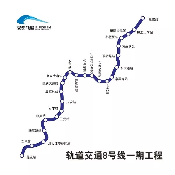 成都在建地铁信息汇总（线路图＋概况＋最新进度）