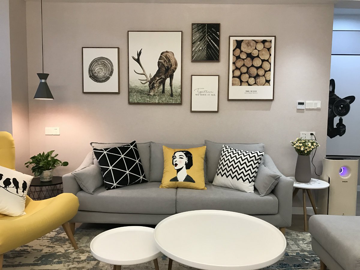 成都108平北欧风装修效果图（实景实地拍摄）