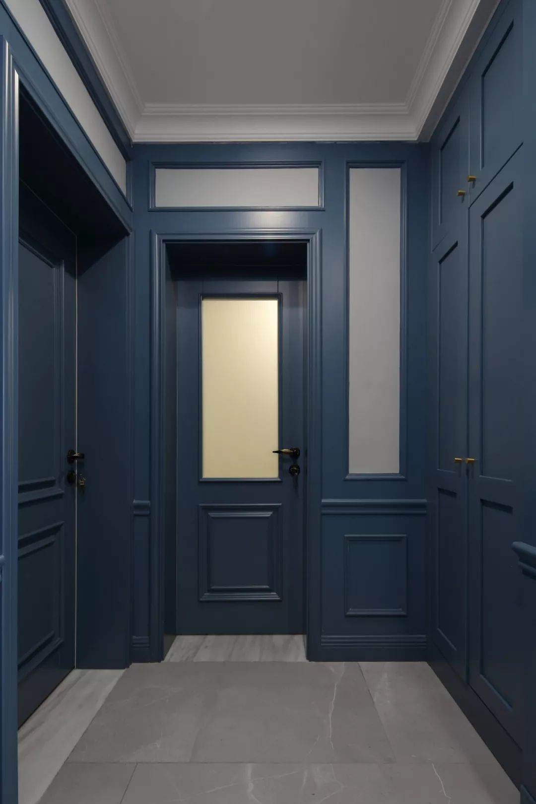 178㎡现代混搭，安静优雅蓝色调，舒缓华丽的气质