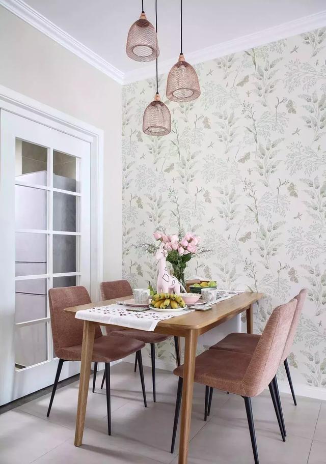 晒晒朋友的97㎡清新简欧风新房，这么漂亮装修才花了16万，好羡慕