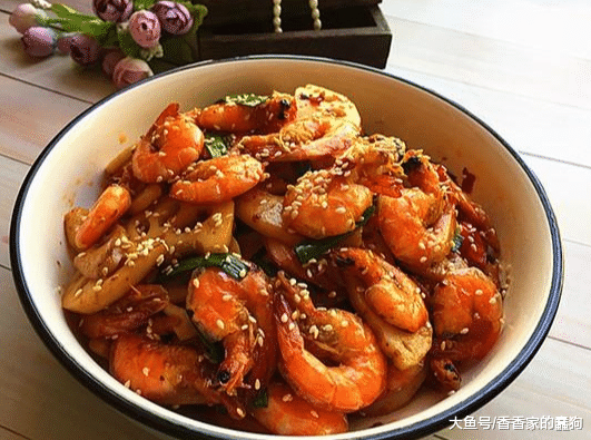 麻辣藕片虾的做法