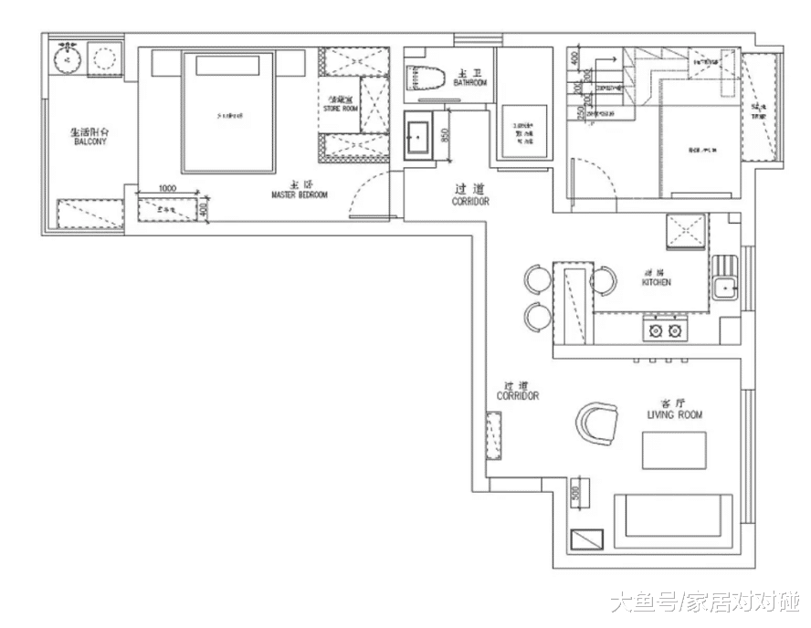 聪明老公, 打通厨房在过道“挤”出餐厅! 邻居参观都夸机智, 晒晒