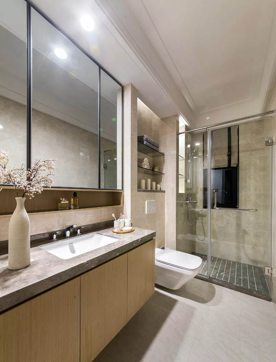 117平的现代北欧风三居室，简洁硬朗的造型真好看