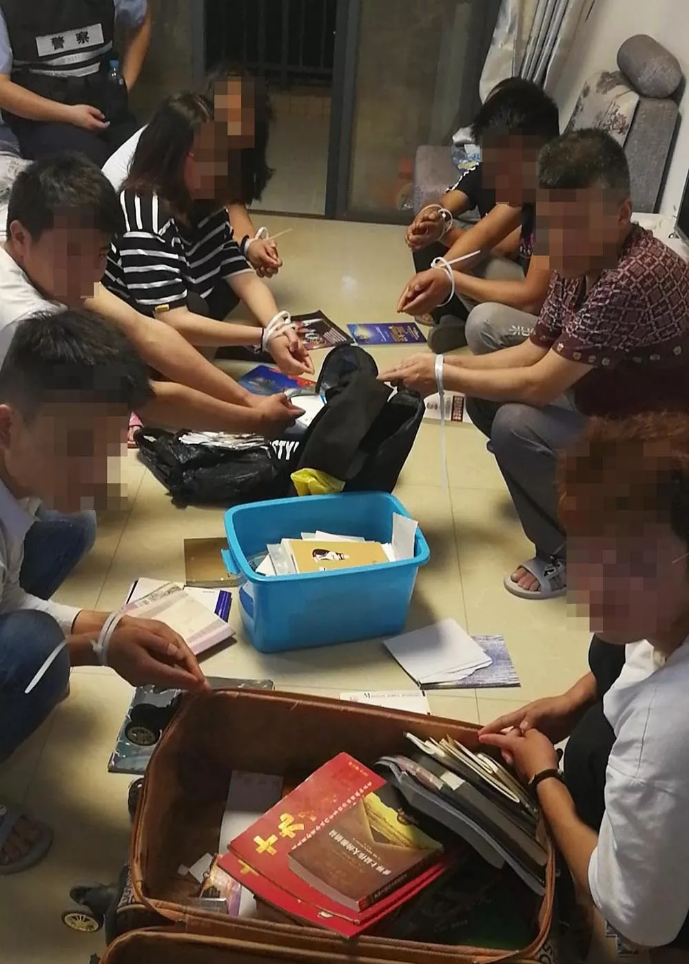 防城港多部门联合打击传销，抓获290名涉传人员