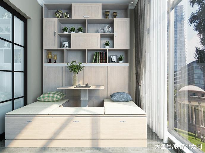 小户型卧室不要买床了，头次见有钱人这样设计，好看又实用