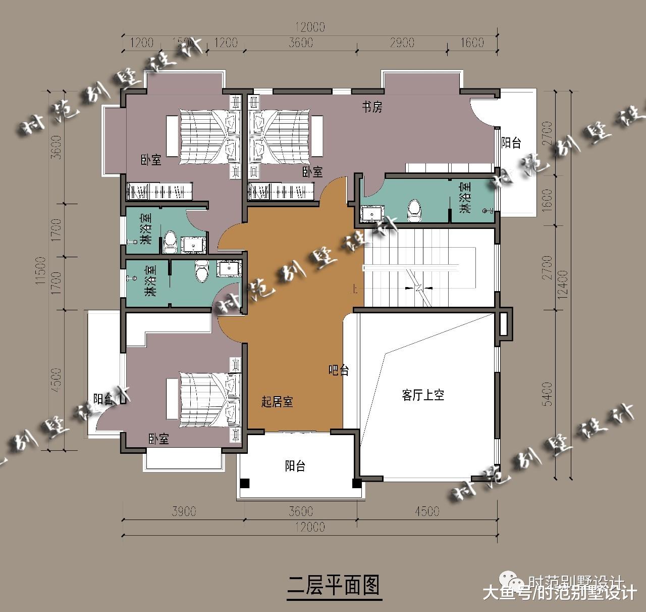 多露台的12x12米新中式别墅，奢华大气，7室5厅适合你吗？