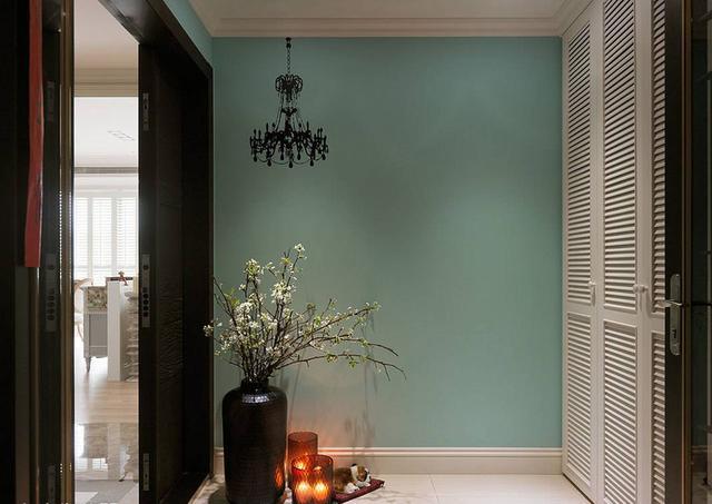 打通客餐厅不做吊顶只留小半堵墙, 完工后效果也这么大气