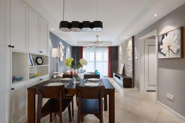 101㎡现代美式三居室，收纳功能强大，最喜欢儿童房的组合家具