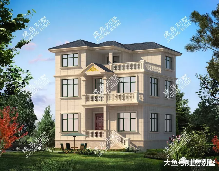 3栋开间10-11米之间的自建房，其中两栋复式楼，配落地窗