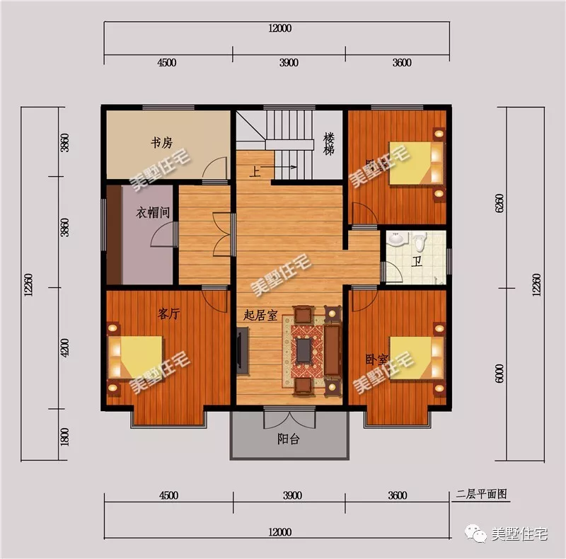 8款面宽12米的农村别墅户型，看过的人都忍不住收藏了，赞！