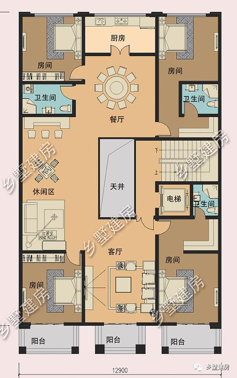 新农村自建别墅最佳户型, 精选前6名, 第1到底有多漂亮?