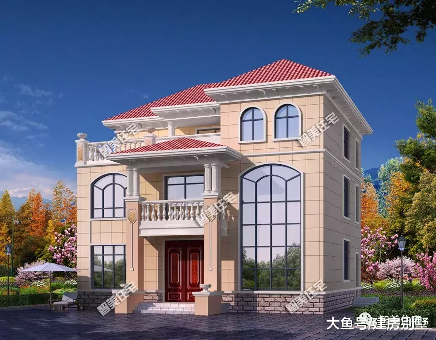 开间11-12米之间的农村别墅，第一款户型是新晋的网红