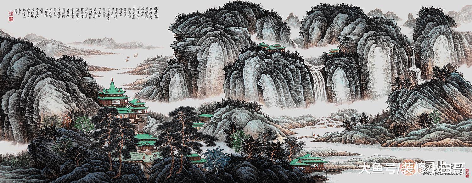 许吉尔擅长画山水画吗? 许吉尔山水画欣赏