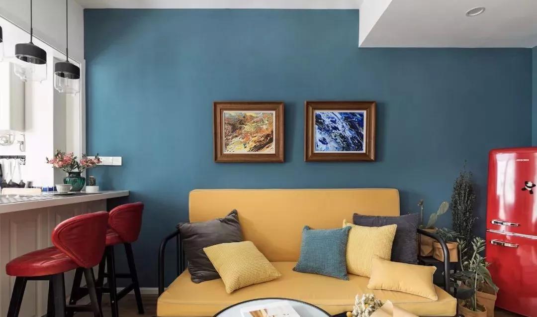 40平的小户型，冷暖相宜的色调搭配，装饰出一个知性、优雅的家！