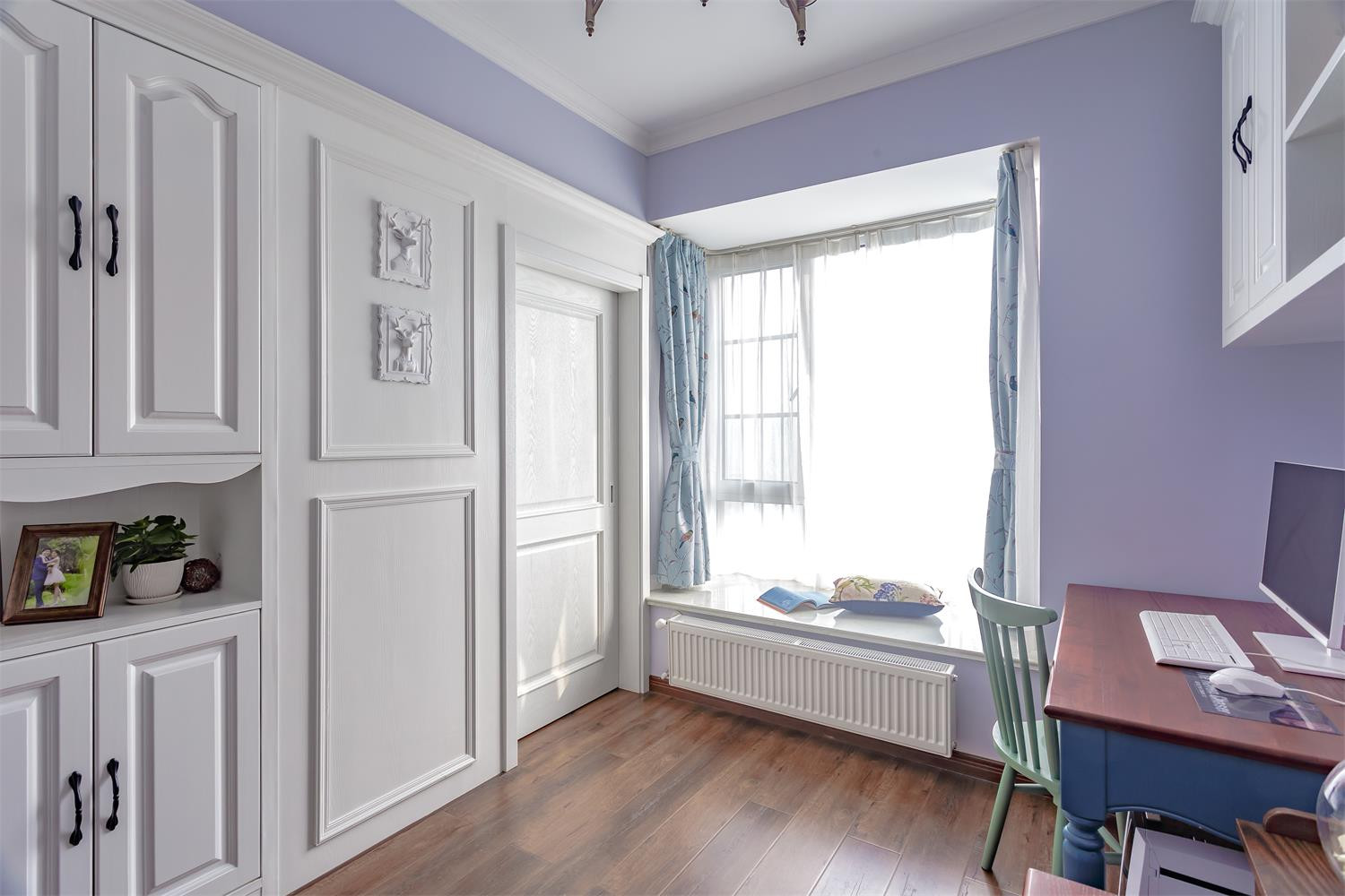 118平休闲美式三居，就想要一个这样的阳台！