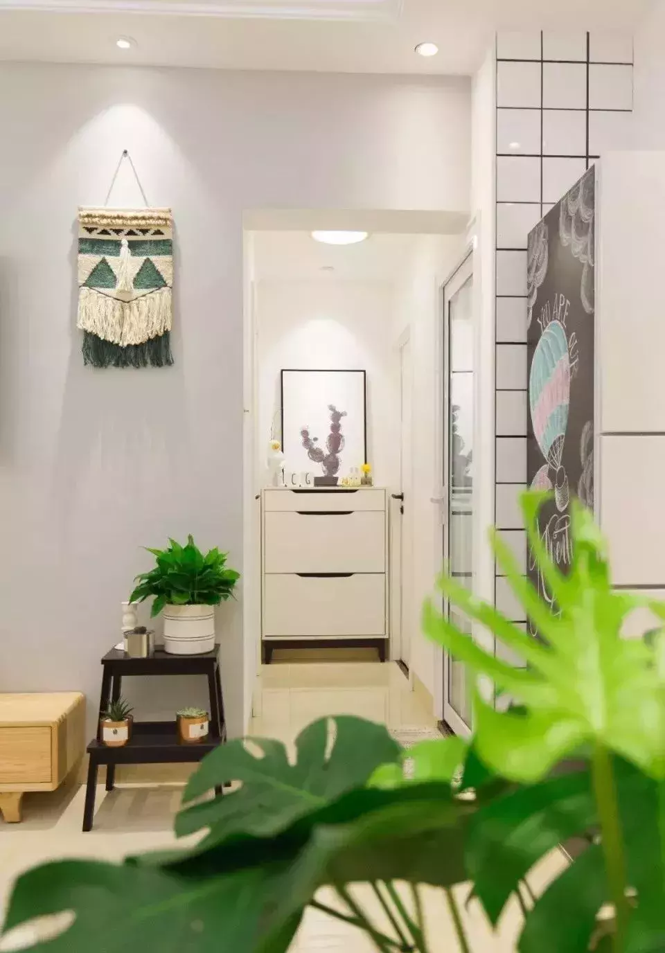 89平的北歐風小戶型三居室，森系自然的小窩