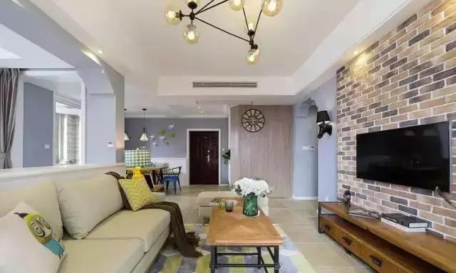 优雅时尚的130平美式四居室，装修花费不到15万，客厅美到爆！