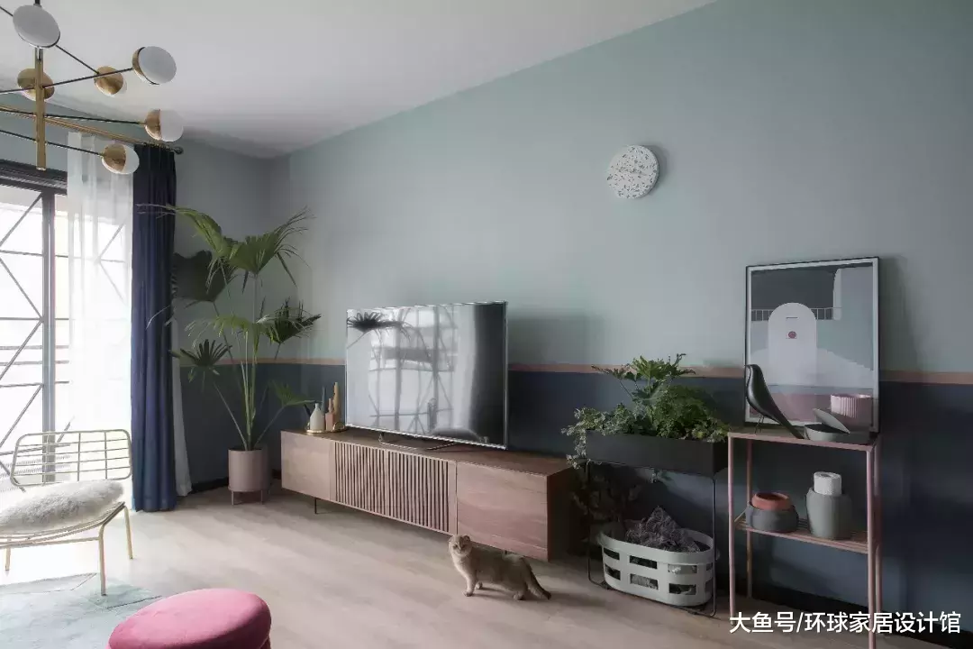 小两口+喵星人，147㎡甜蜜婚房，独立玄关好漂亮！