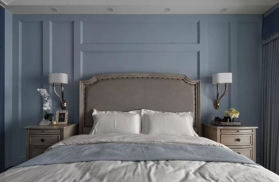 178㎡现代混搭，安静优雅蓝色调，舒缓华丽的气质