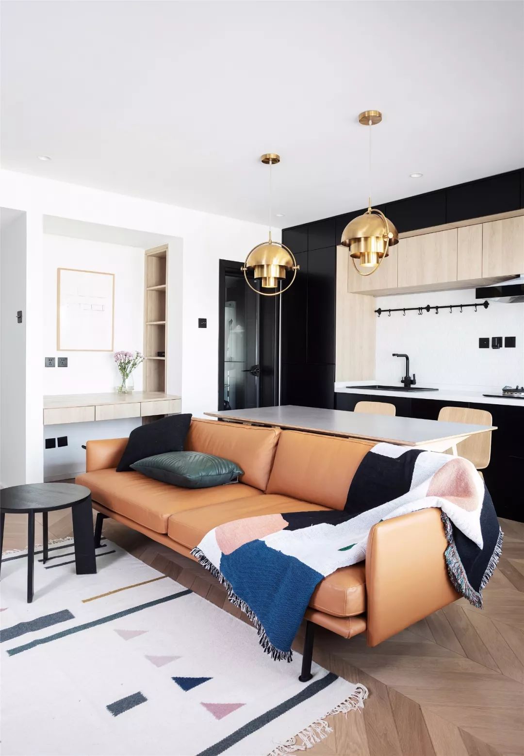 40㎡×2成熟北欧，稳重优雅的loft公寓