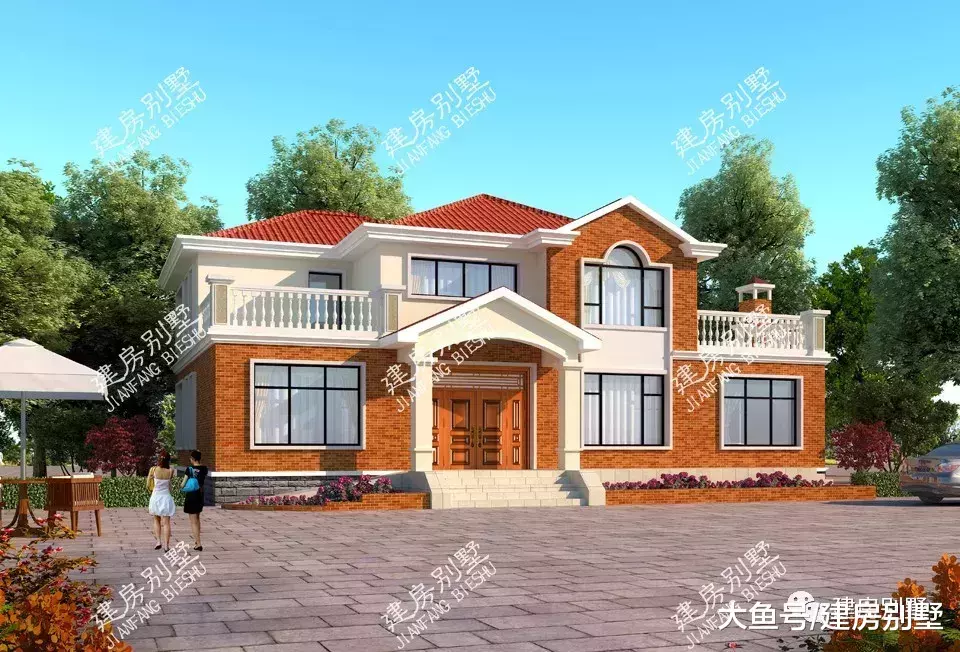 帶獨立堂屋設計的兩層農村別墅，臥室多有土灶，生活真便利