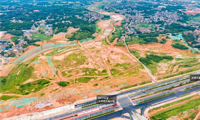 五象新区航拍：良庆大桥南9大楼盘进度喜人/楞塘中湖要开建了？