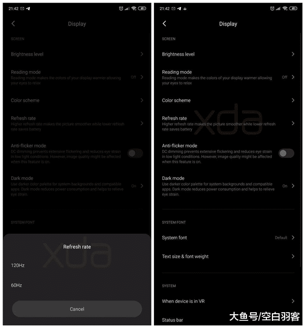 小米MIUI 11爆大料，支持120Hz屏幕和8K 30fps视频录制