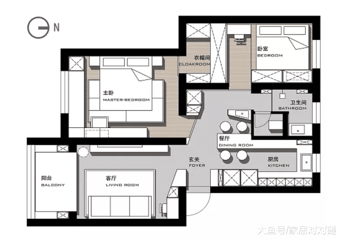 92㎡二手房重裝，全屋做個大改造！動靜分離太實用，曬曬全屋！