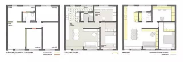 国外73平的小户型二居室，敲掉两堵墙就宽敞多了